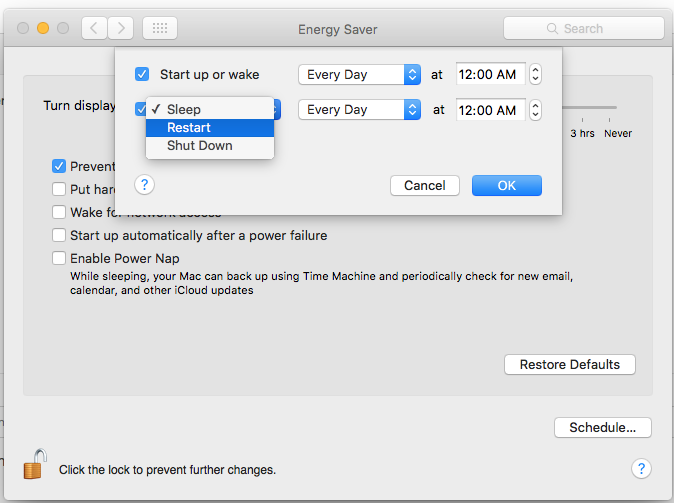 what is wake for network access on mac